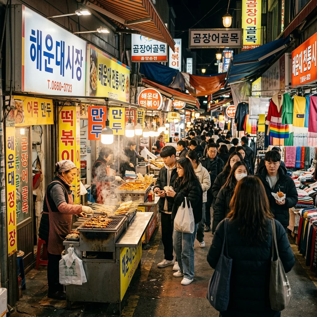 해운대 전통시장 야식 턴