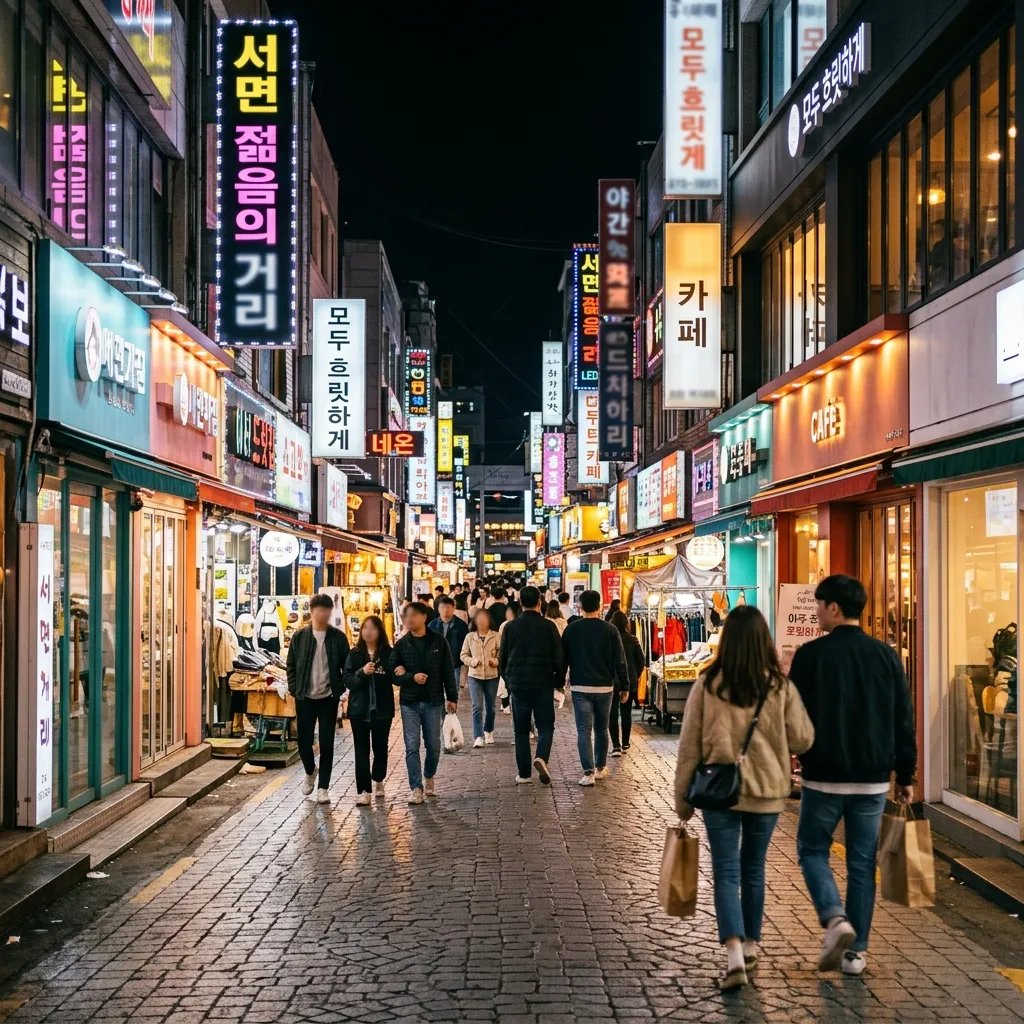 서면 젊음의 거리 애프터다크