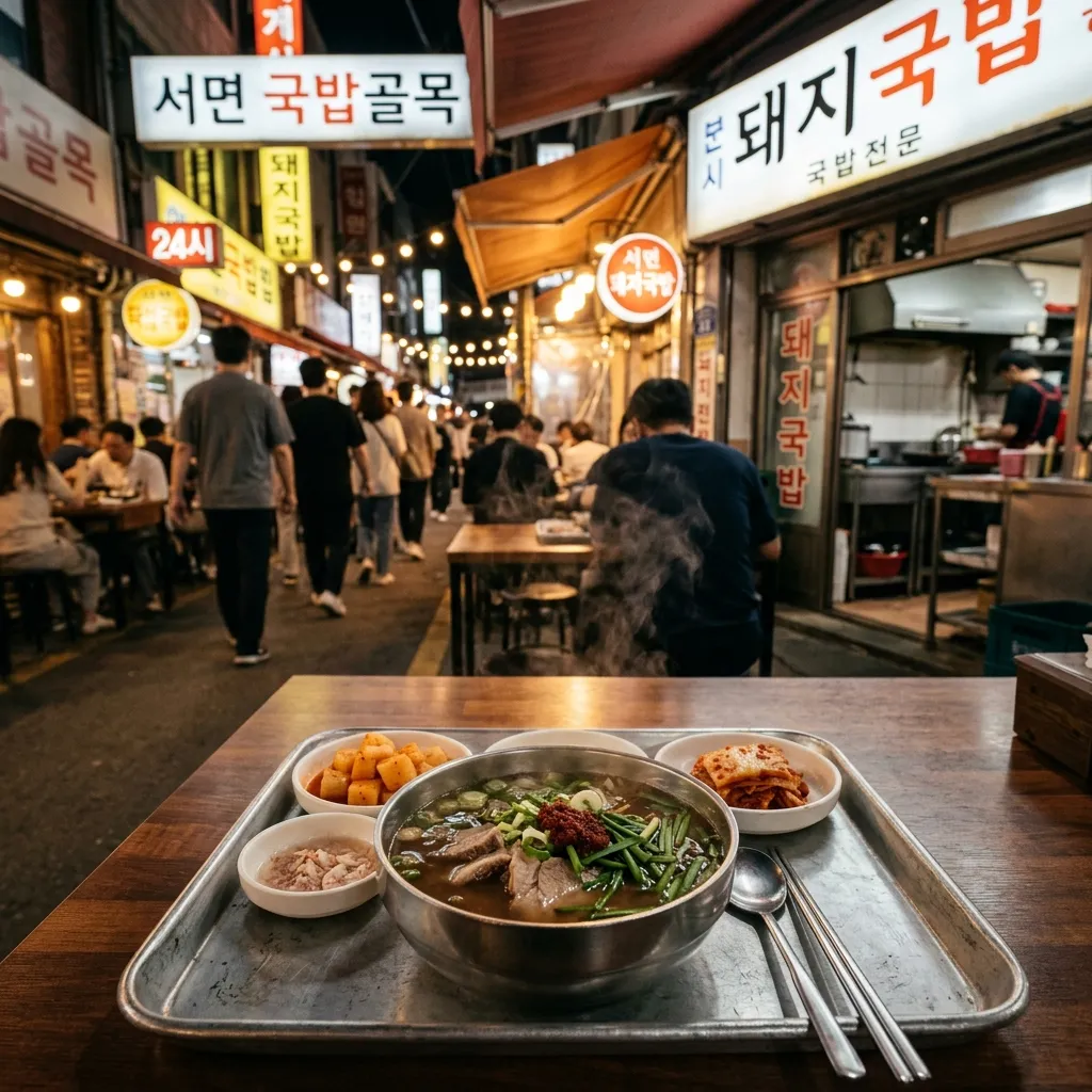 서면 돼지국밥 나이트 캡슐