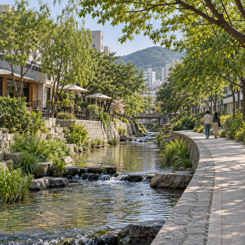 온천천 카페거리